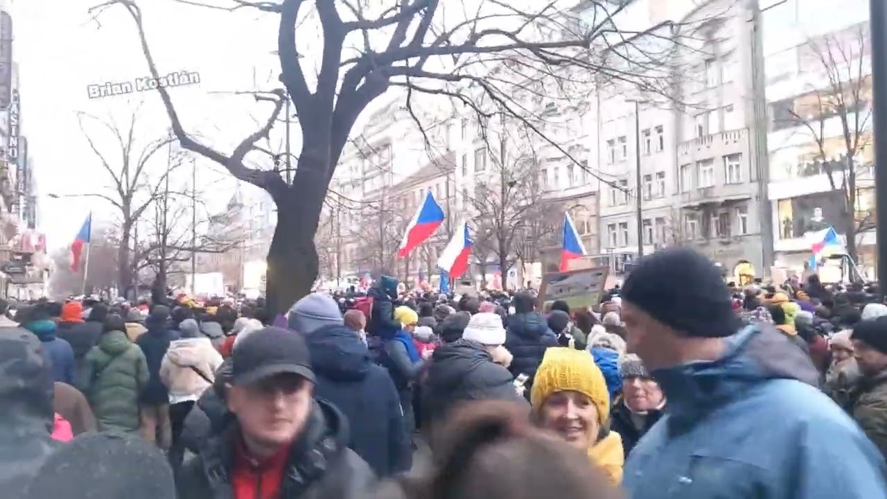 Demonstrace za prezidenta Petra Pavla 1.2.2026