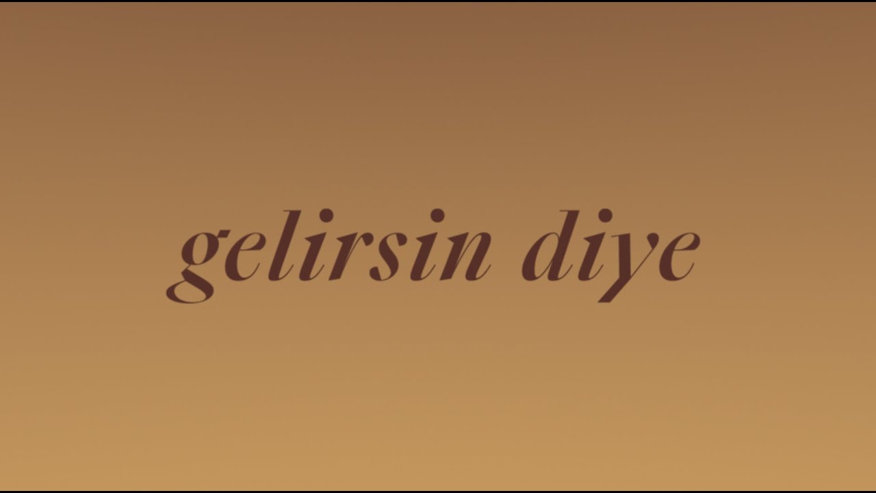 Batuhan Kordel - Gelirsin Diye (Lyric Video)