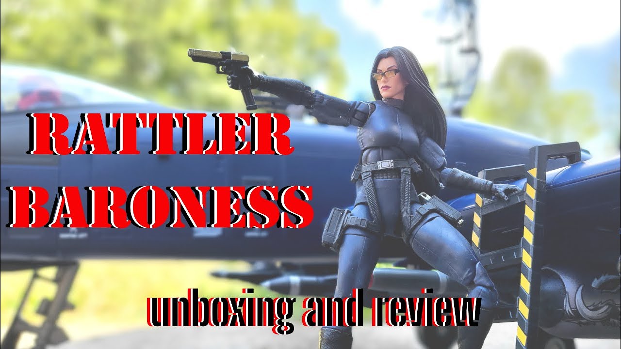 Rattler co-pilot Baroness G.I. Joe Classified # 183 unboxing  and review