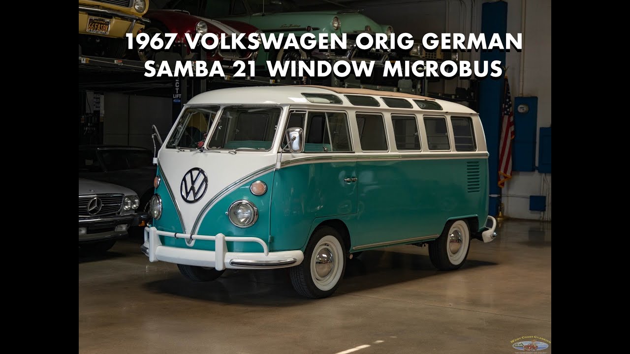 1967 VOLKSWAGEN ORIG GERMAN 21 WINDOW MICROBUS arrives for sale at West Coast Classics, Torrance, CA