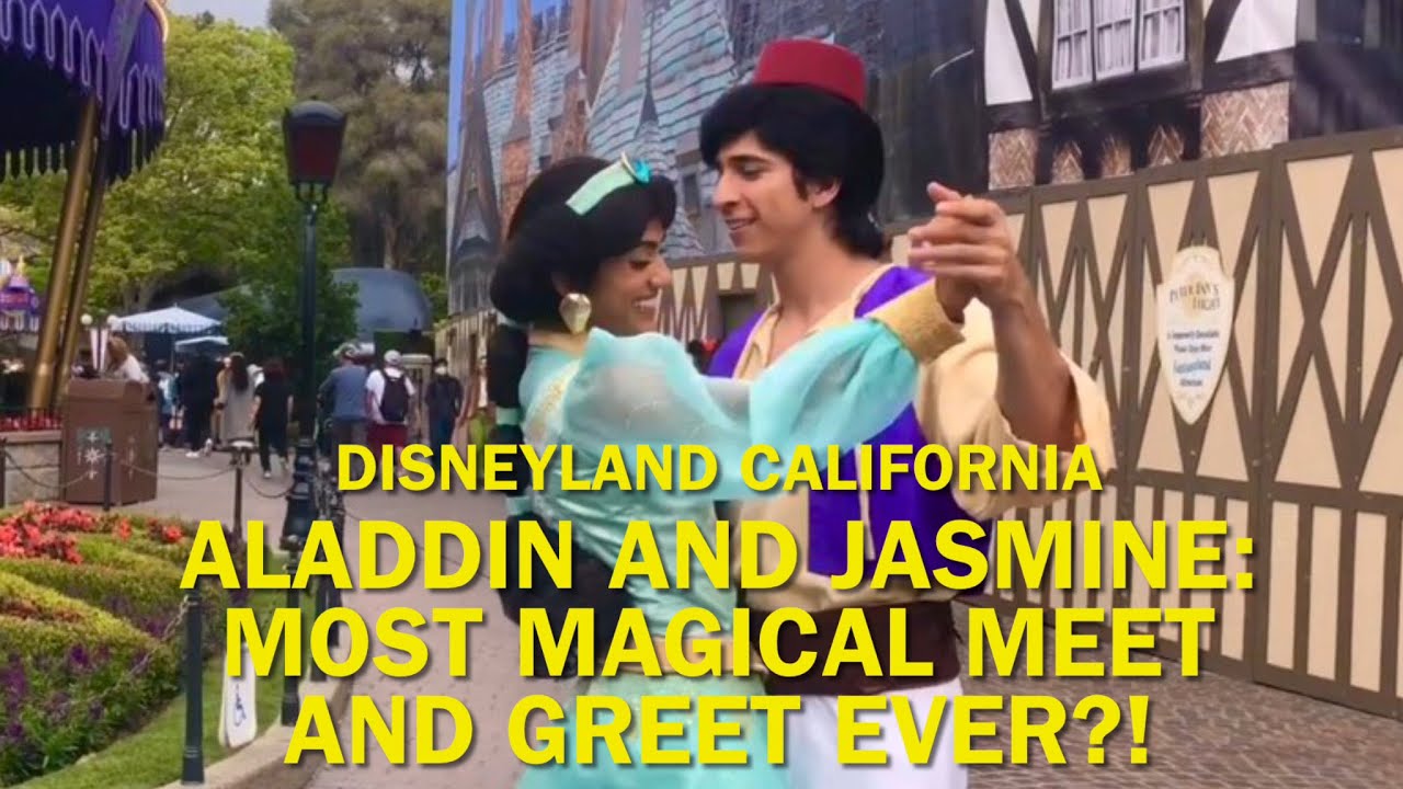 NEW: Aladdin and Jasmine Dance to A Whole New World and Go on a Magical Date?! Disneyland #disney
