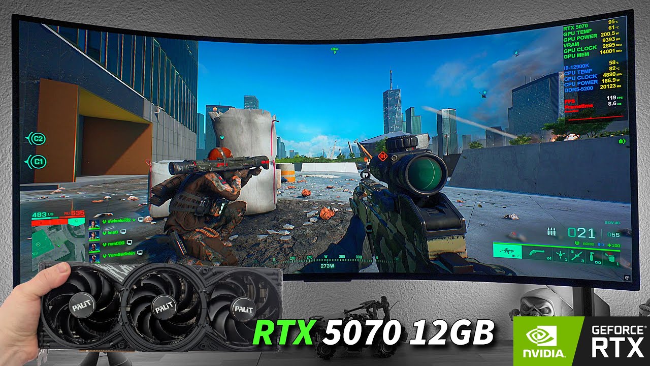 Battlefield 2042 | RTX 5070 12GB | i9-12900K | LG UltraGear 39