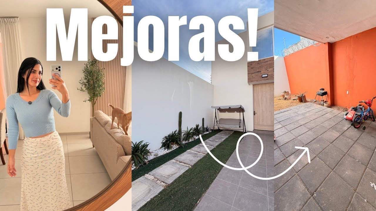 JARDÍN Y COCHERA ✅ Bonitos 🏡 Ale Garcia 