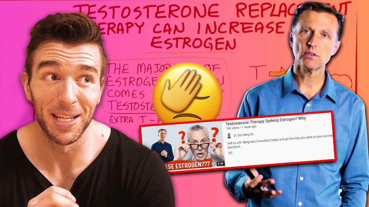 The DANGER Of TRT Causing High Estrogen À La Dr. Eric Berg 🤦‍♂️