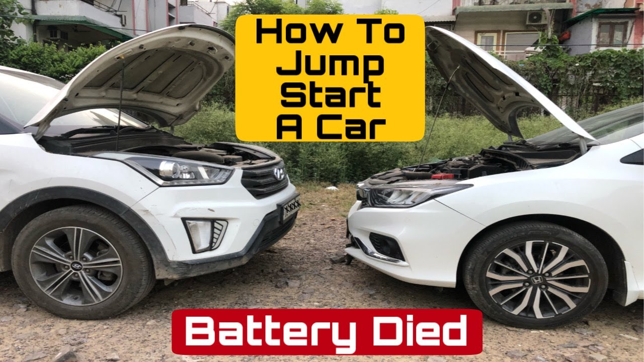 [HINDI] How To Jump Start A Car - Dead Battery
