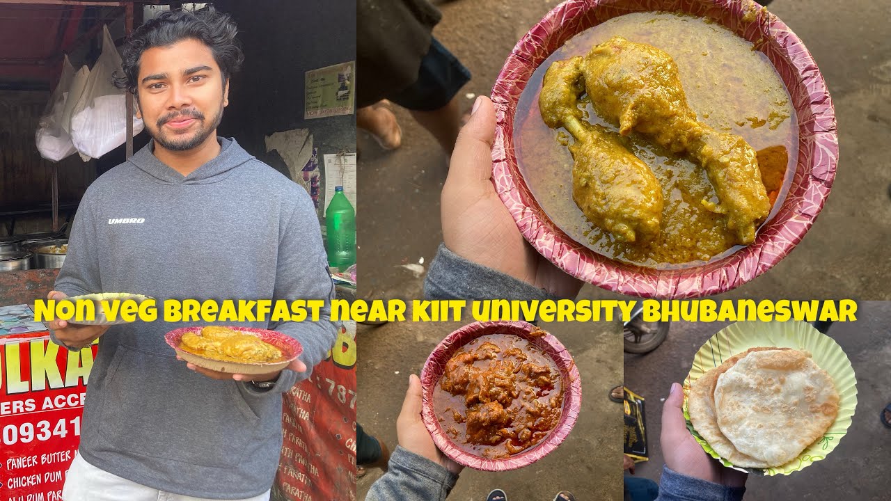 3 AM NON VEG BREAKFAST NEAR KIIT UNIVERSITY BHUBANESWAR || EARLY MORNING BREAKFAST KHABAR KOLKATA