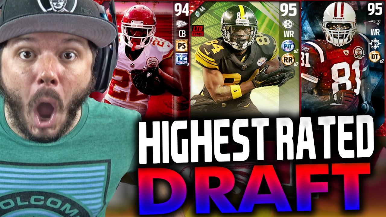 HIGHEST OVERALL DRAFT!! FAIL - MADDEN 17 DRAFT CHAMPIONS