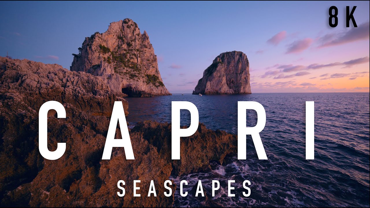 Seascape Sounds in Capri, Italy | Ambience ASMR 8K | Nikon Z9