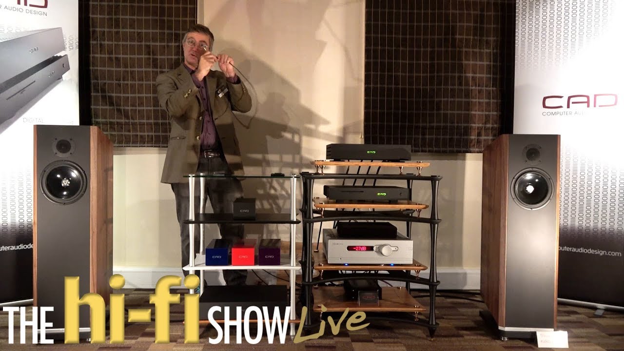 CAD Ground Controls Demo 1543 DAC CAD CAT Kudos Titan Quadraspire Trilogy @ Hi-Fi Show Live 2017