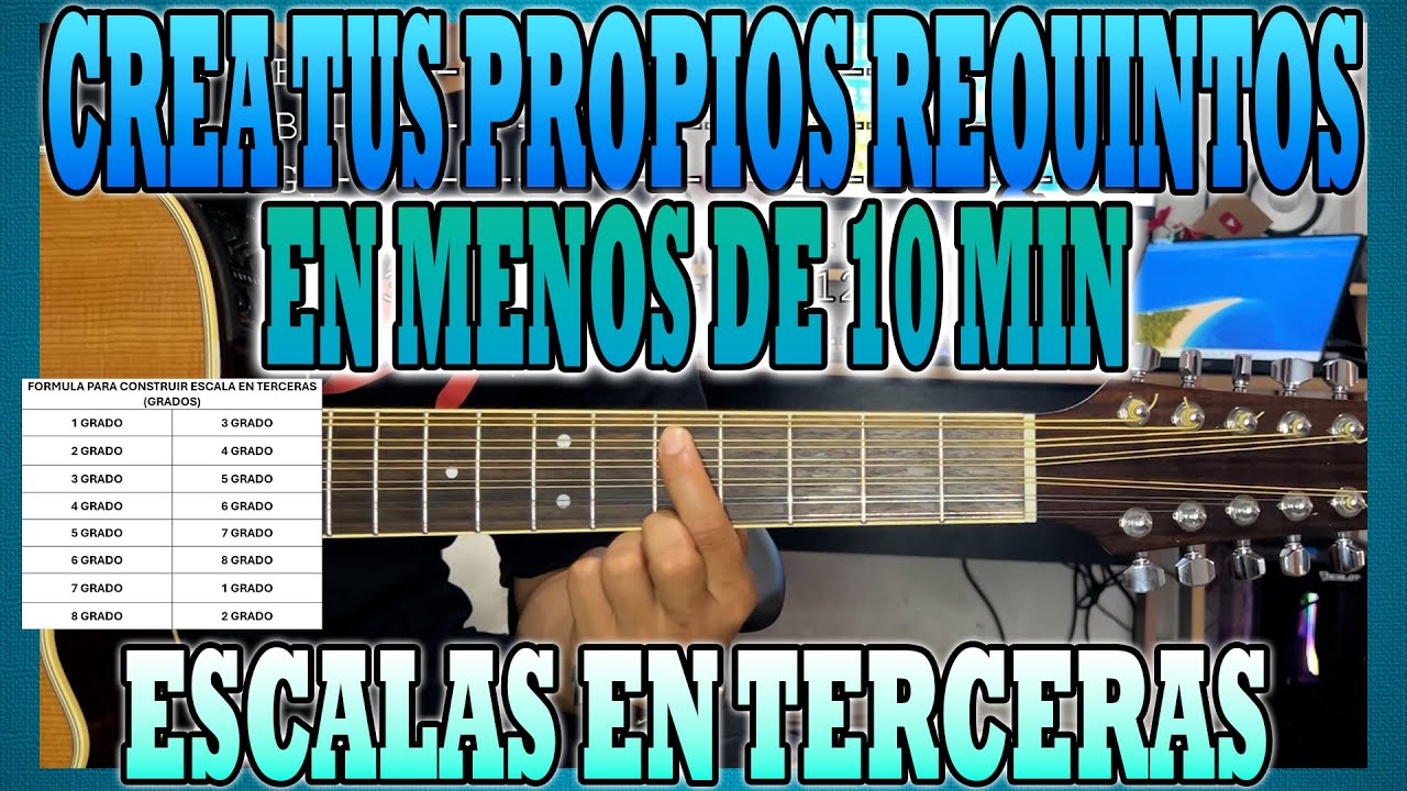 ¡CREA TUS PROPIOS REQUINTOS EN MENOS DE 10 MIN! - ¡ESCALAS EN TERCERAS! - TABLAS Y TABS