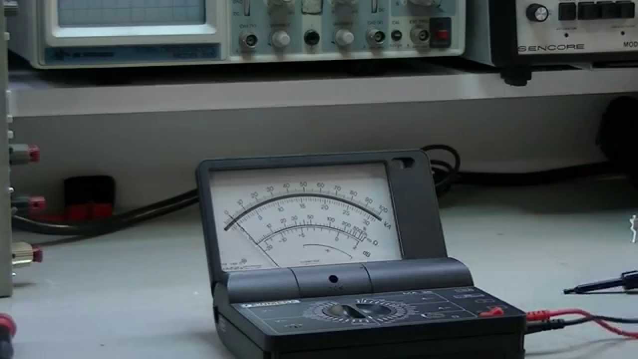 Omega (BBC GOERZ Metrawatt) MA-3E Analog Multimeter, Part 2. Back Together and Testing