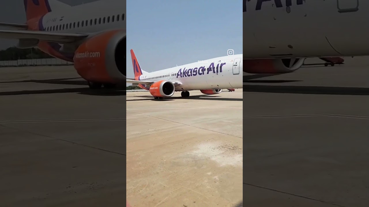 Air India express DEL-GWL at Gwalior airport #newsong #music #aviation
