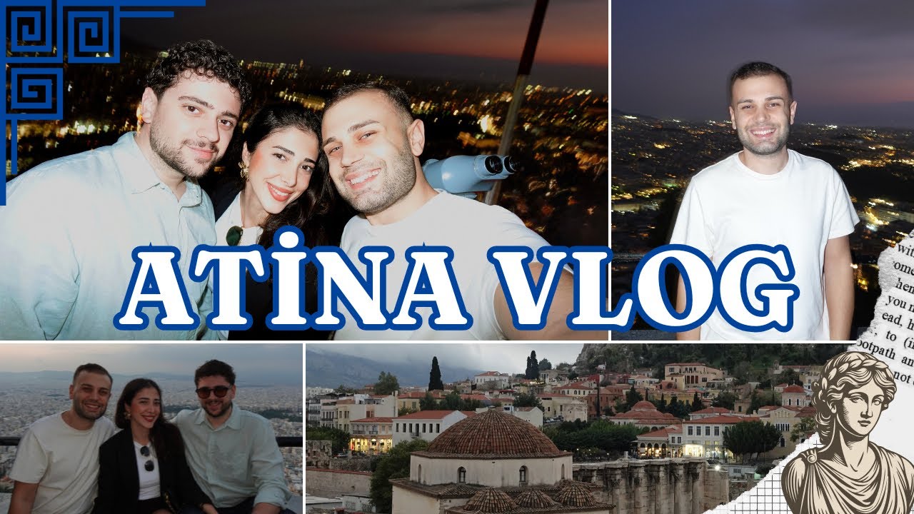 Yunanistan’ın kalbi Atina’da lezzet ve kültür turu. Atina'da arkadaşlarla bir hafta sonu #vlog