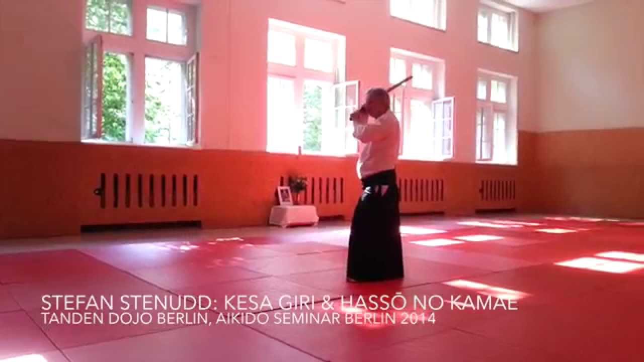 Aiki-Ken : Kesa-Giri and HASSŌ-NO-KAMAE, Aikido Seminar  Berlin 14