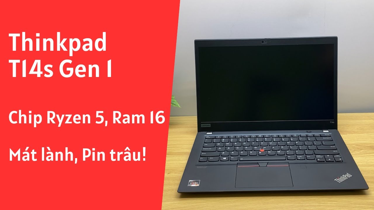Thinkpad T14s Gen 1, Ryzen 5 Pro, Ram 16, SSD 256, mát lành, pin trâu!