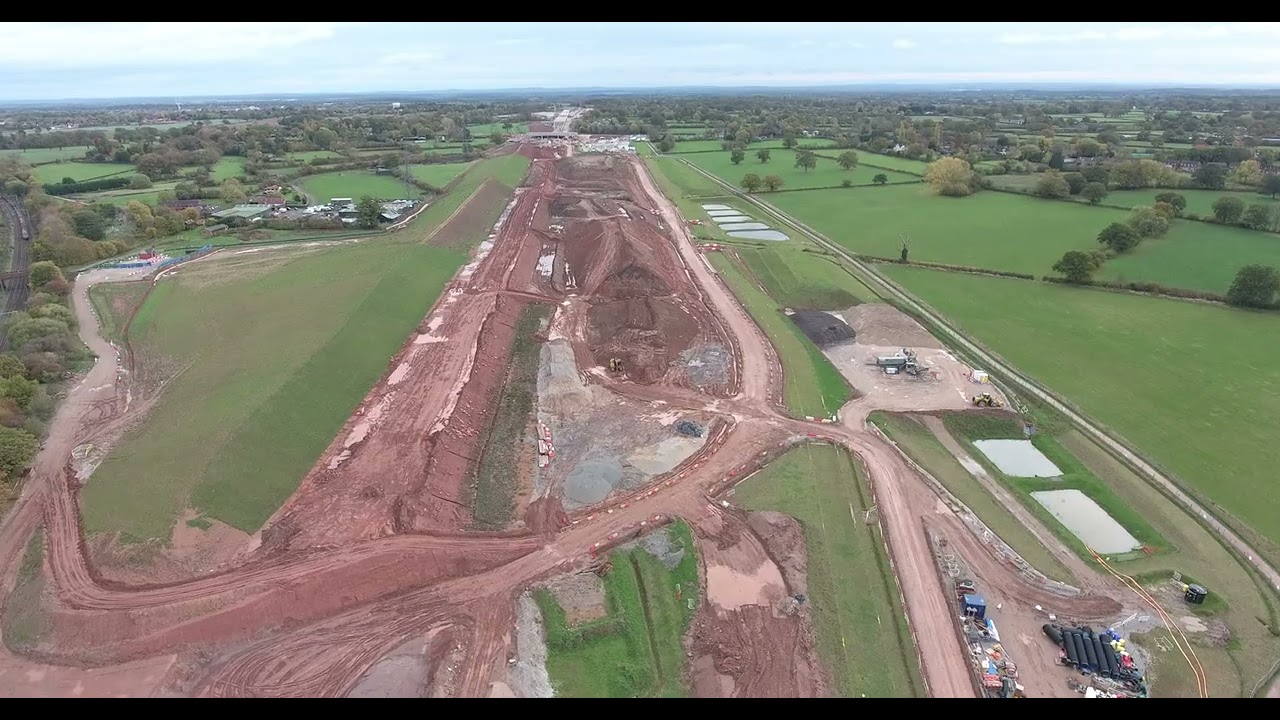 HS2 Route - Burton Green to Balsall Common - October 2025