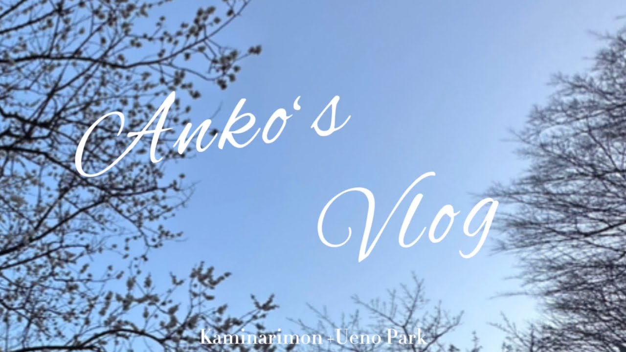 [日常Vlog]🌸櫻花還未開的淺草雷門寺+上野公園| Kaminarimon + Ueno Park