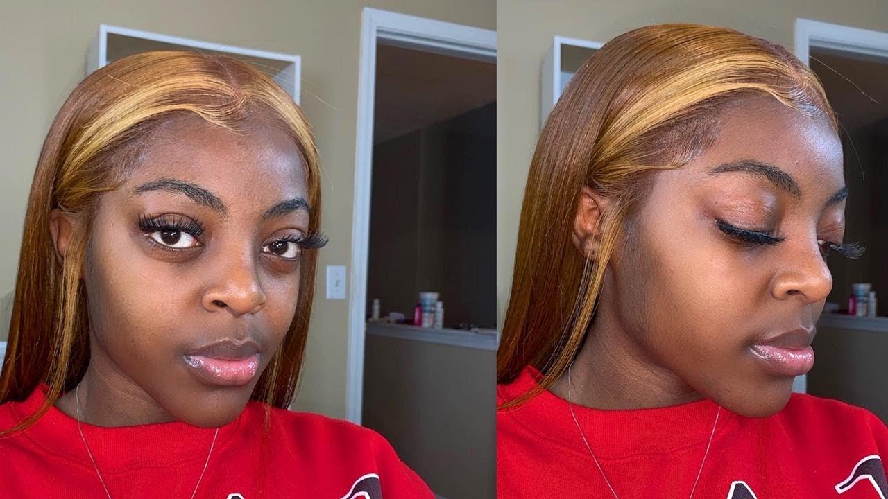 EASIEST Honey Blonde Highlights! NO BLEACH | Water Color