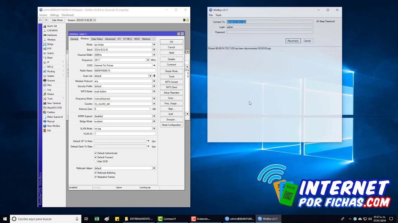 09 CONFIGURANDO MIKROTIK COMO REPETIDOR DE FICHAS - CONFIGURANDO REPETIDOR WIFI MIKROTIK - AP VIRTUA