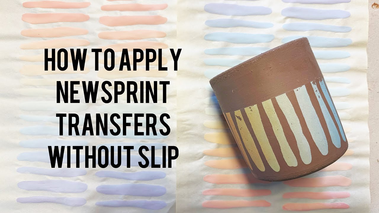 How to apply newsprint transfers without slip