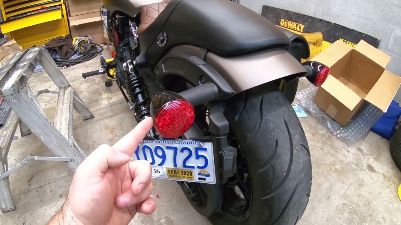 Indian Scout Rear Tail Light Swap- Joker Machine