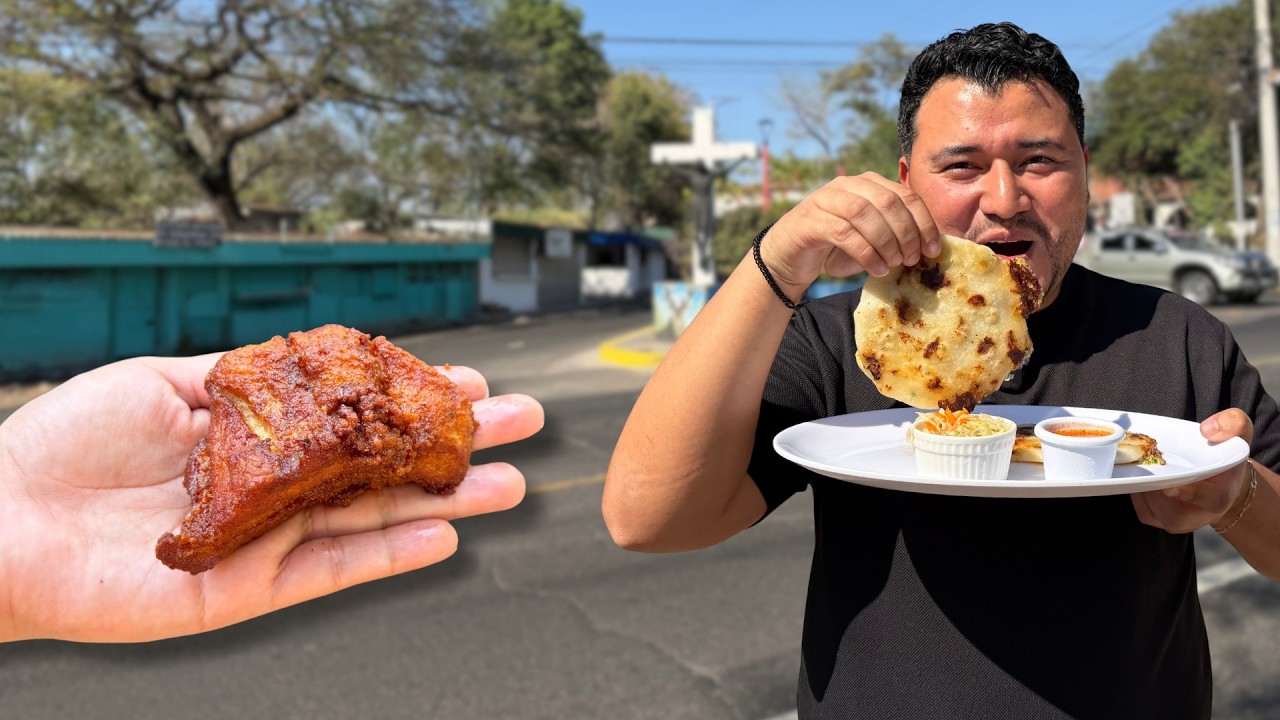 PUPUSAS DE PANCETA en EL SALVADOR | ¿Son ricas? 