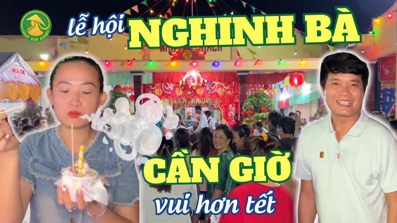 Thùy Kim Khiết, SP Khương Dừa trao quà cho bà con Cần Giờ gặp dịp tham gia Lễ Hội Nghinh Bà quá vui