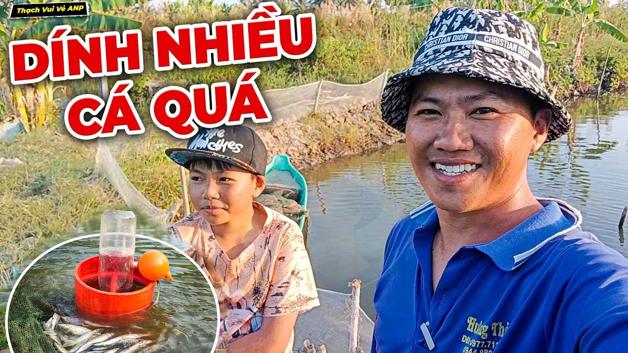 Hai Cha Con Làm Đồ Câu Cá Thi Thố Xem Ai Được Nhiều Hơn - Thạch Vui Vẻ ANP