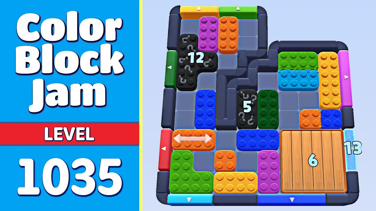 Color Block Jam Poziom 1035 (1036) | Wszystkie zagadki rozwiązane! 🎯