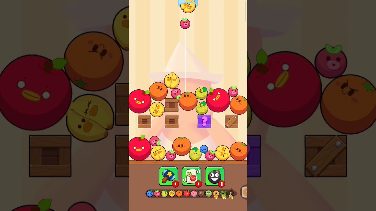 Yummy Fruits | Mission No. 236 | #StressRelief #ChillVibes #GamingForRelaxation #Shorts