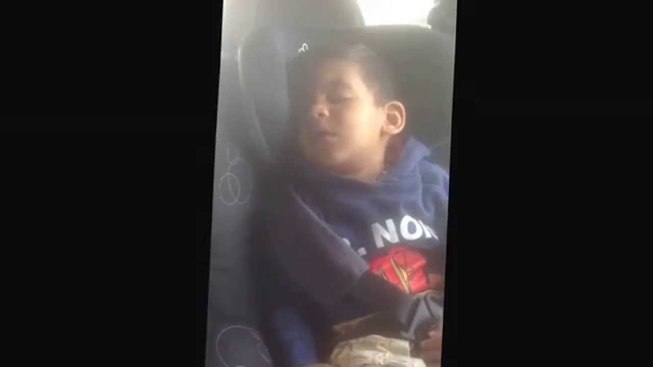 Stop Daddy! Josh's sleeping!!!