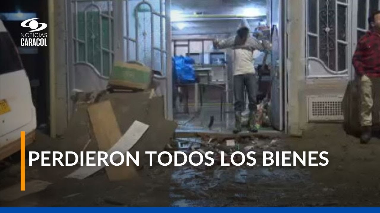 Aterradora noche en Ciudad Bolívar: fuerte aguacero generó pérdidas en el sur de Bogotá