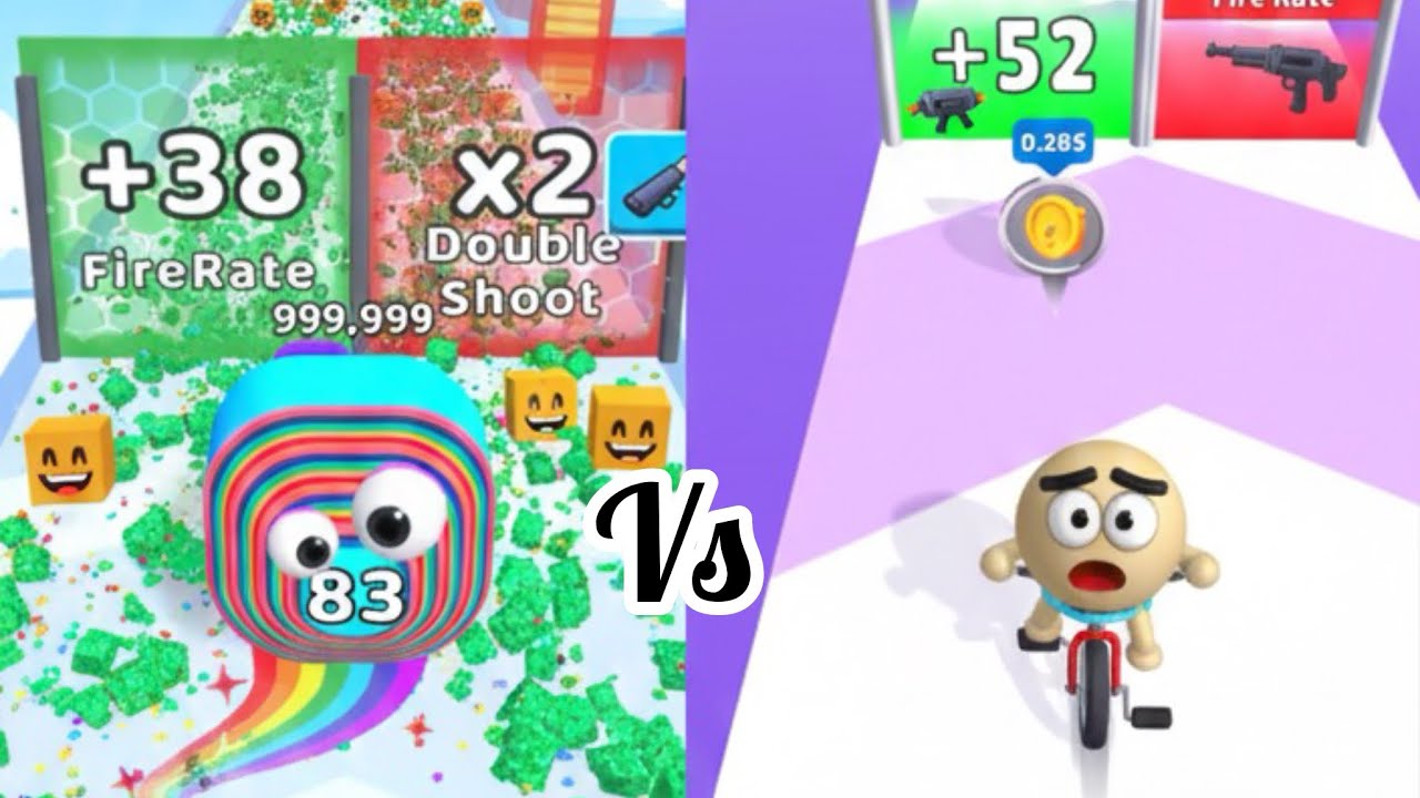 Smash Runner Vs MoneyShoots Run - All Levels SpeedRun Gameplay Android iOS #gaming 