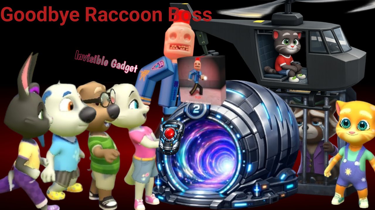 Goodbye Raccoon Boss~ 🚁 Tom's Epic Helicopter Rescue! | My Talking Tom Friends 2 x Roblox Siren Cops
