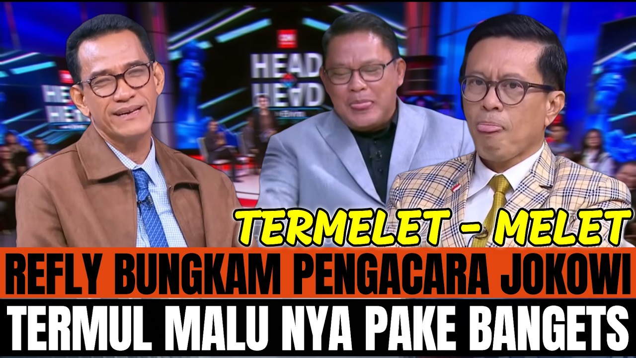 DISEBUT GOBLOK SAAT DEBAT,PENGACARA JOKOWI DAN TERMUL DIPERMALUKAN REFLY HARUN