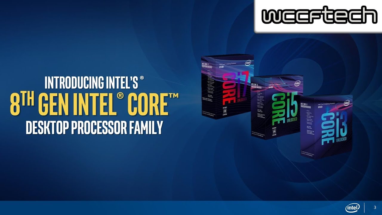 Intel 8th Generation Coffee Lake Desktop Processors Official Announcement