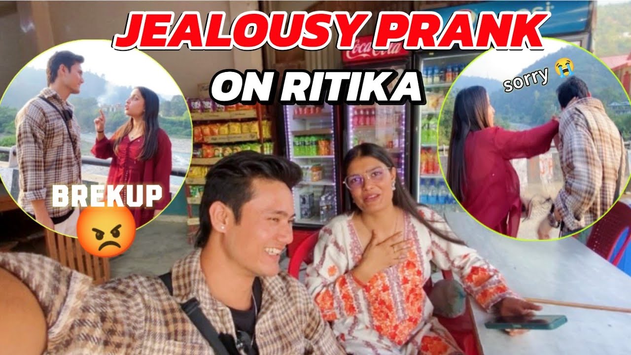 Jealousy prank on Ritika 😅 || She almost cried 🥲