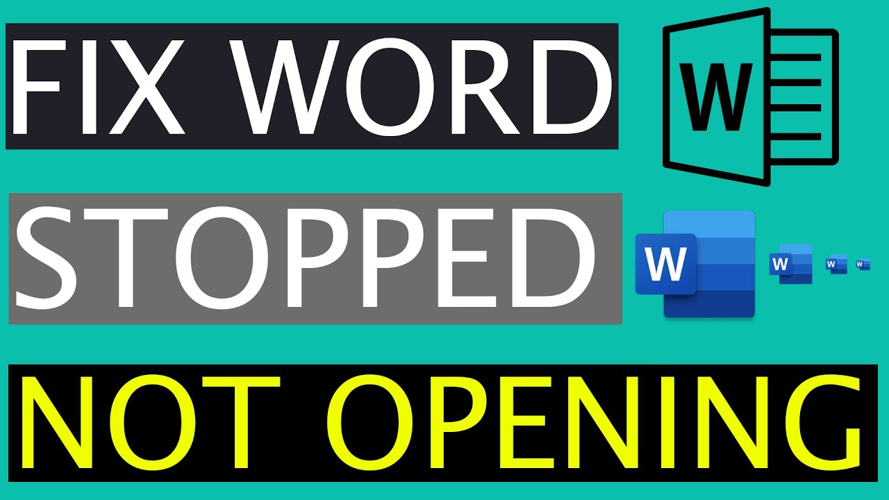 How To Fix Microsoft Word Is Not Responding, Starting Or Opening On Windows 10