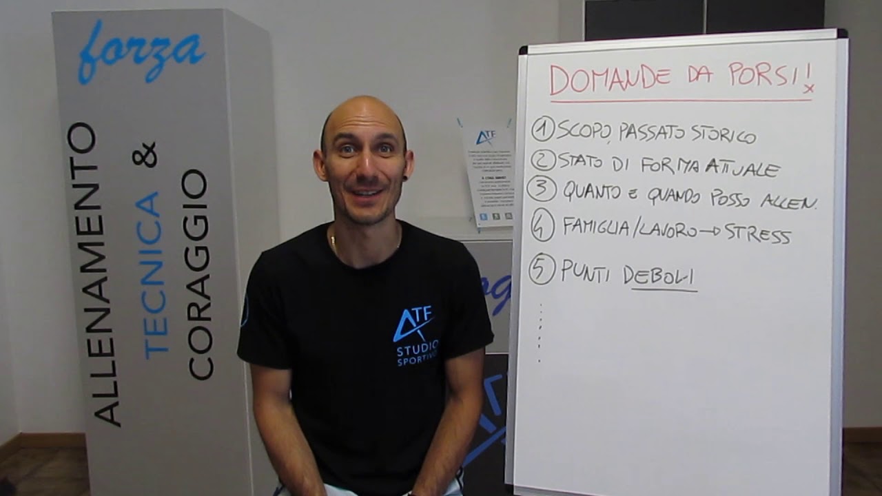 COME CREARE IL TUO PROGRAMMA DI ALLENAMENTO