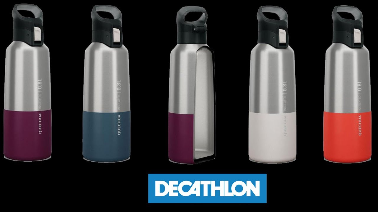 Papo T&aacute;tico: REVIEW - GARRAFA DA DECATHLON Com Parede De V&aacute;cuo e Abertura F&aacute;cil | Nerd T&aacute;tico