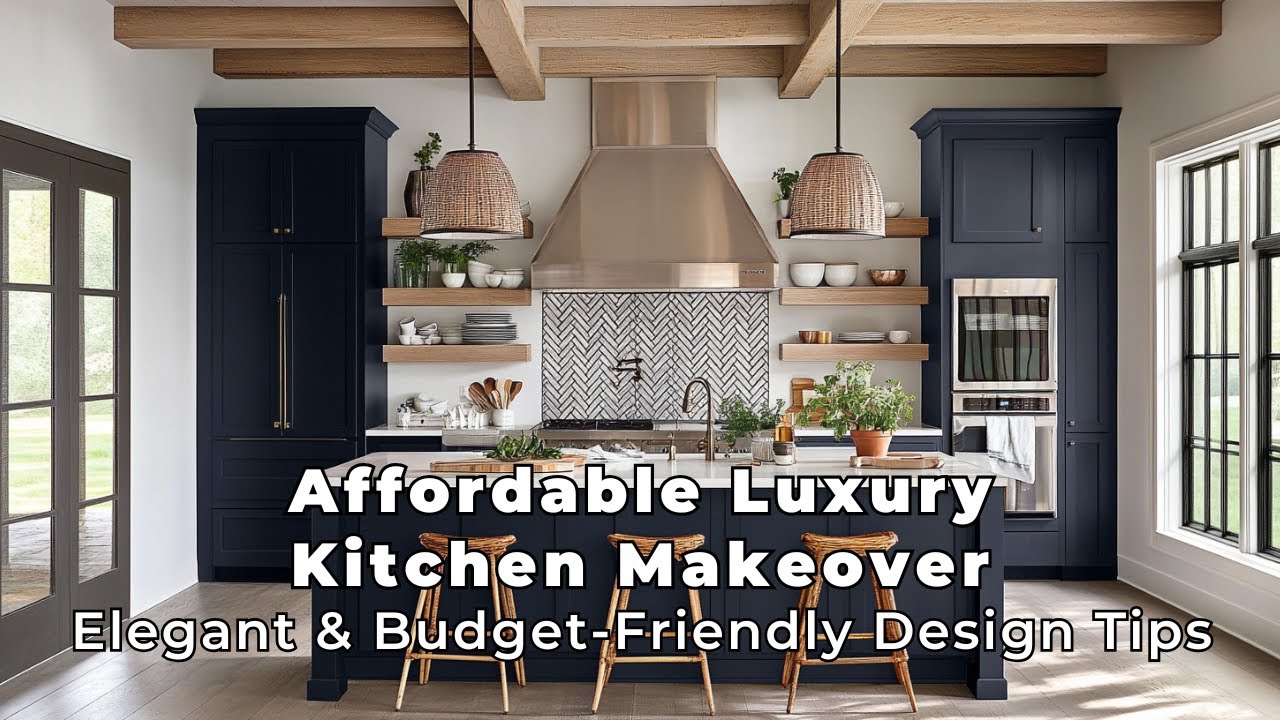 Affordable Luxury Kitchen Makeover | Elegant & Budget-Friendly Design Tips