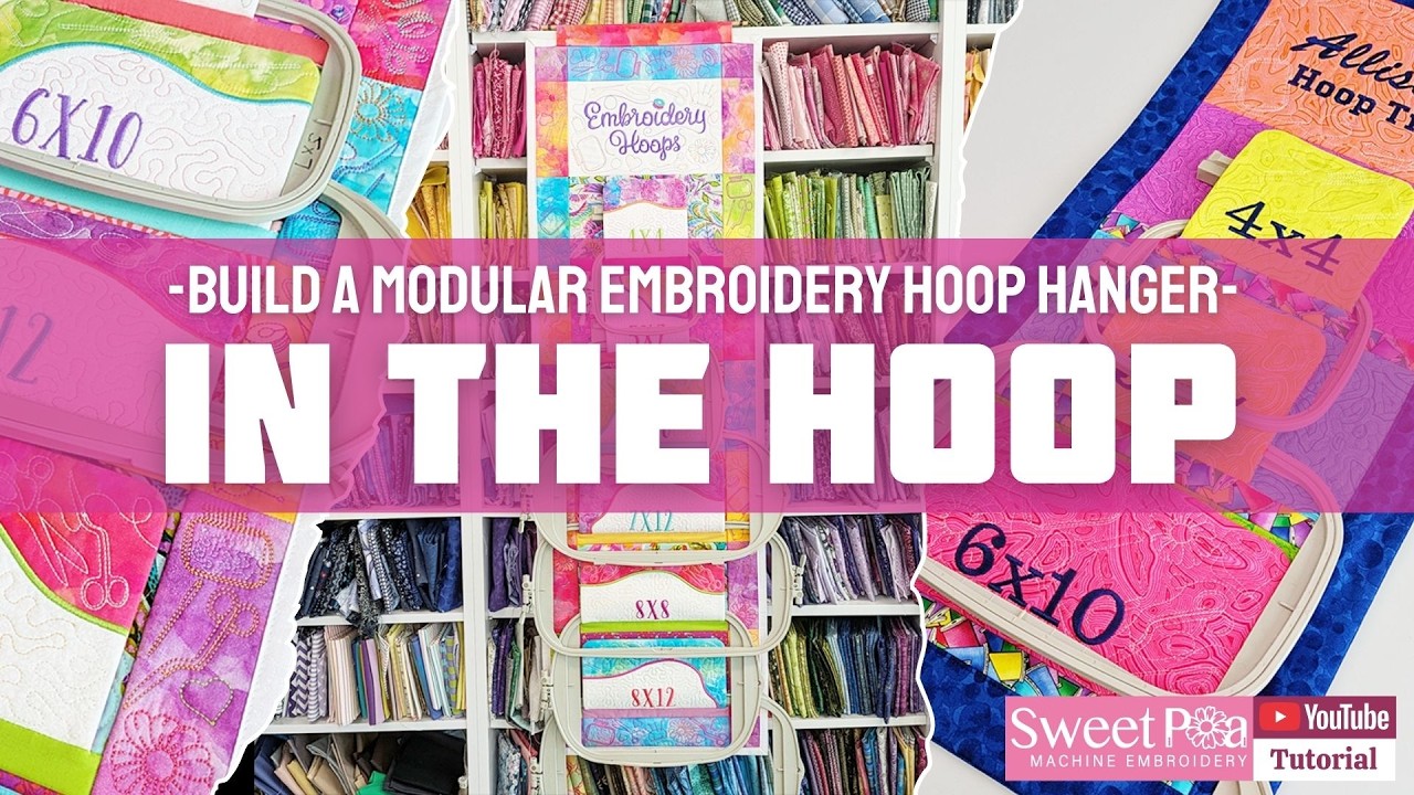 Finally, a Better Way to Store Embroidery Hoops | Sew Along Tutorial