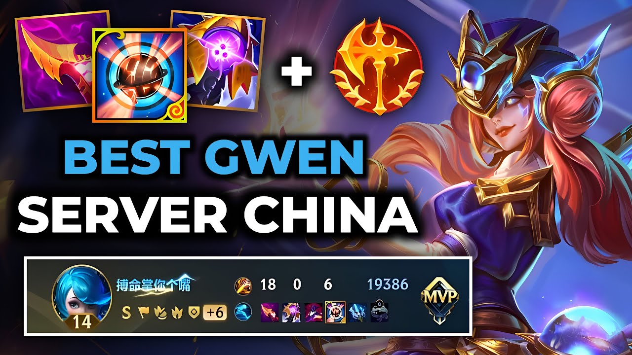Gwen Jungle Wild Rift China - Build Runes Guide Patch 6.3g - Gameplay Gwen Season 19