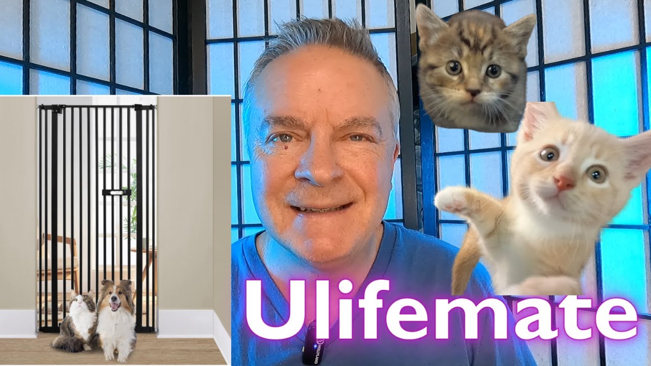 CAT GATE ASSEMBLY & REVIEW ULIFEMATE  KEEPS YOUR CATS IN