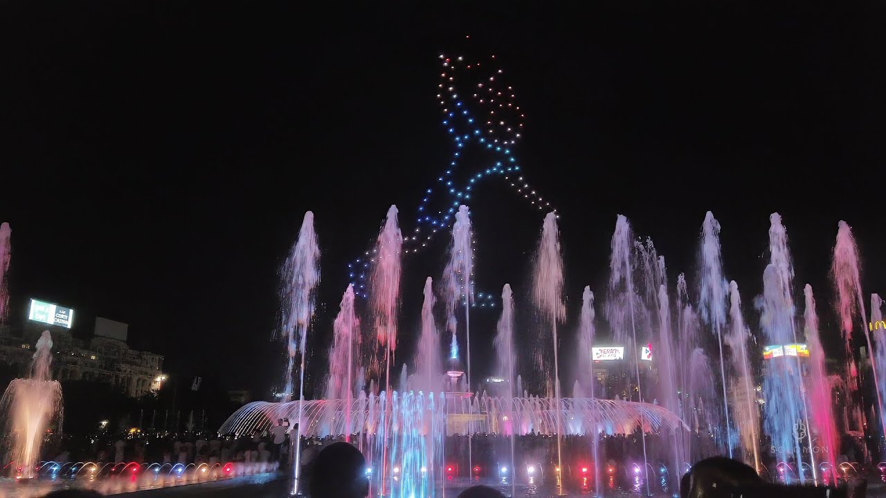 Bucharest Fountains 2024 Olympic Edition Full Show + Drone Show