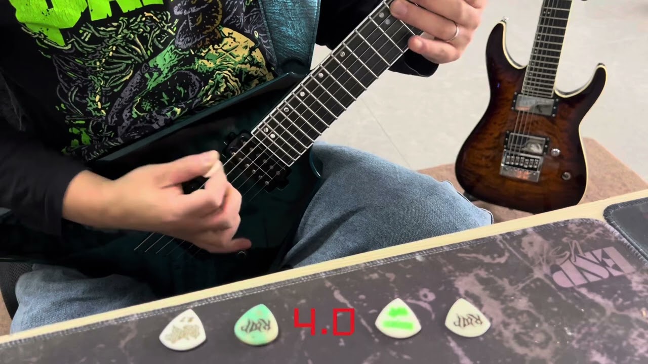 「拨片」RWPCTM红狼拨片 牛骨2.0 3.0 4.0 5.0 3.7横向试听