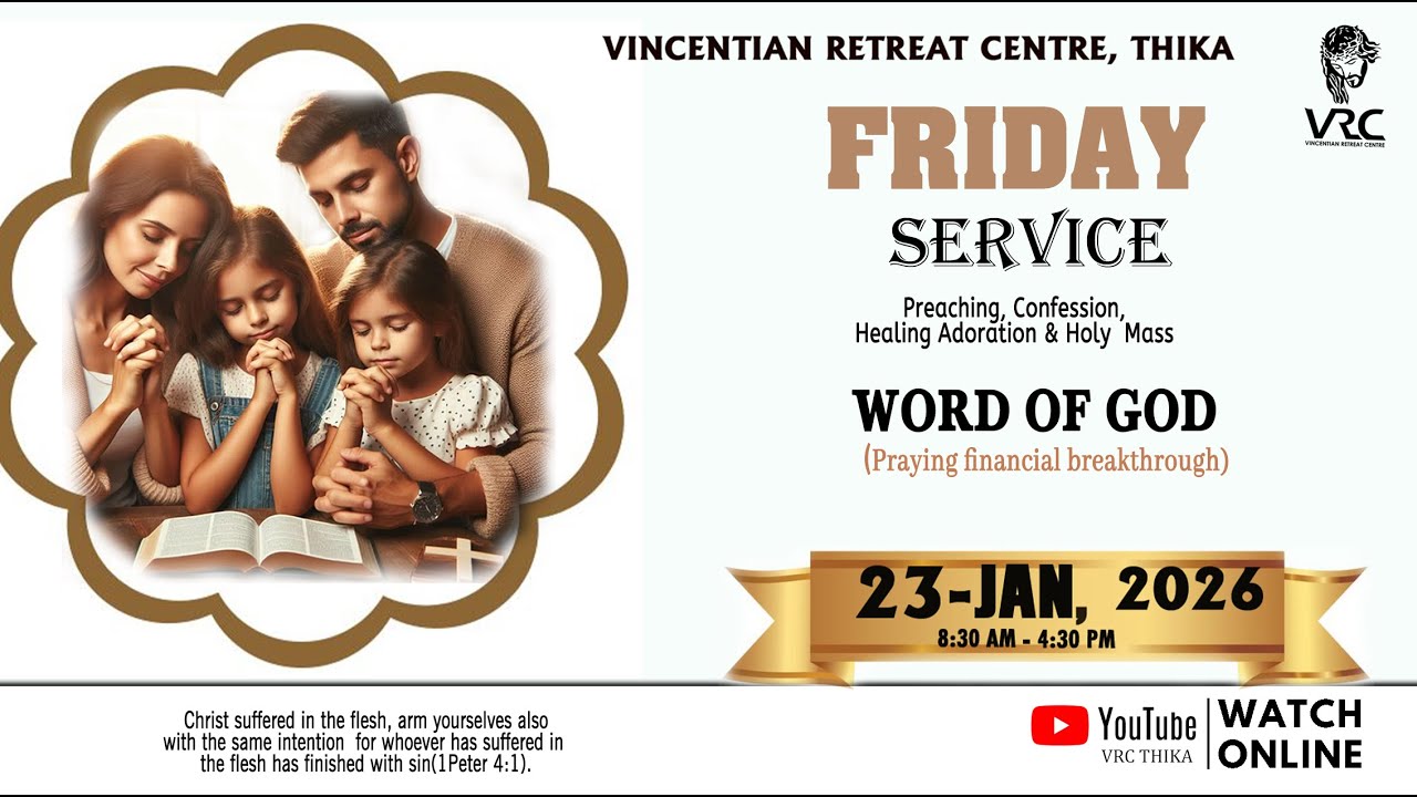 FRIDAY SERVICE ( 23 JANUARY  2026)