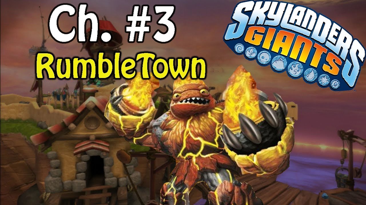 Skylanders Giants Walkthrough Chapter 3 RumbleTown 100%
