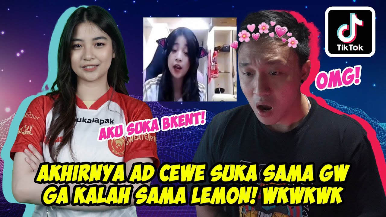 AKHIRNYA ADA CEWE ESPORT SUKA SAMA GW! GILA GA KALAH SAMA LEMON GW! REACTION TIKTOK MOBILE LEGEND!