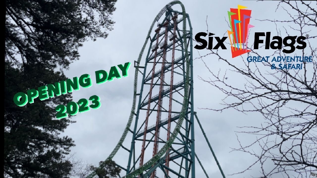 Opening Day 2023 at Six Flags Great Adventure w/ Lots of New Stuff to Check Out! + Big Storm Later!